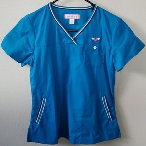 Koi Scrub Top